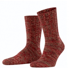 Falke Day Sock Brooklyn Crew (Boot Sock, Chunky Knit Look) Flash Red Men - 1 Pair